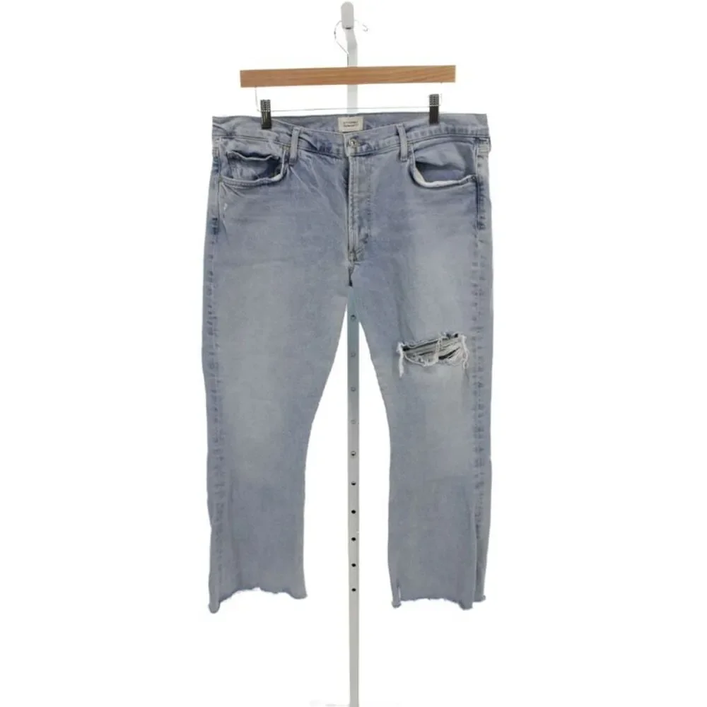 Citizens of Humanity Women High Rise Bootcut Jeans Blue Size 33